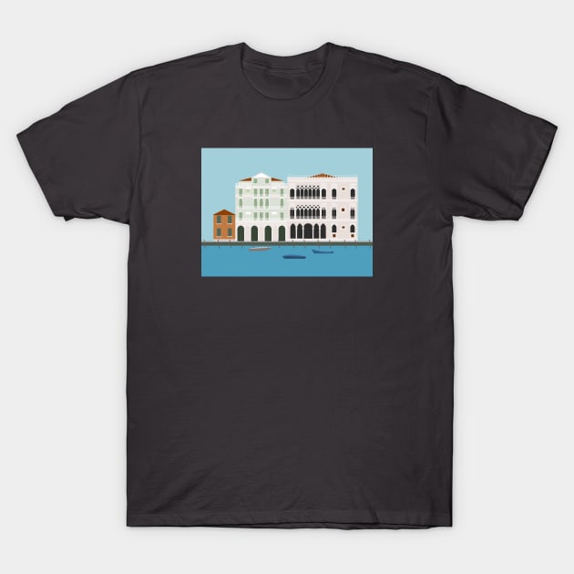 Venice, Italy Canals T-Shirt by lymancreativeco